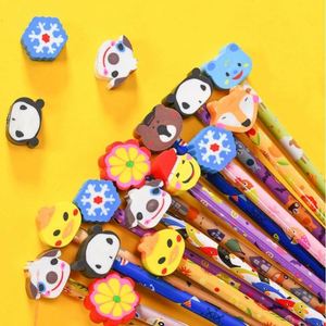 Lápiz de Madera Hb con Borrador, Bonito Juego de Lápices, Artículo Promocional para Aulas Escolares, Mina Negra para Niños - Product Image 2