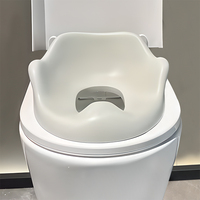 Couvre-siège de toilette universel intelligent pour bébé, en matériau EVA, avec rabat conducteur, fonctions automatiques, ventouses antidérapantes, haute adhérence, 0-12 mois