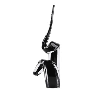 Scultura astratta moderna in vetro a spirale per decorare casa, ufficio e soggiorno. - Product Image 4
