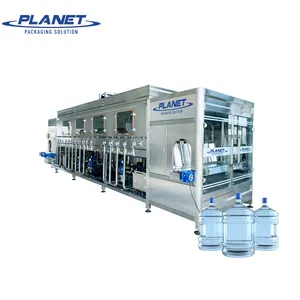 600-1200BPH 19 Litre 20 Liter 20L Bottled 5 Gallon Water Filling Line / 5gallon Jar 5 Gallon Water Filling Machine