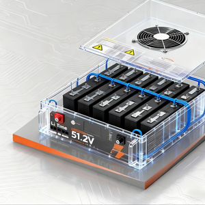 Lezet Lifepo4棱柱锂电池盒52.2kwh 314Ah 166.4V 1P52S BMS 340千克CE/RoHS认证能源6000循环 - Product Image 1