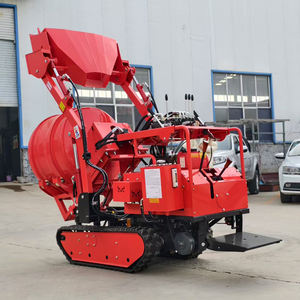 Betoniera Autocaricante Compatta da 350L per Uso Domestico, Trasporta e Miscela, Betoniera Cingolata - Product Image 5