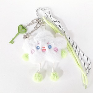 Wholesale Custom Fashion Plush Animal Toys Keychain Cute Mini Cloud Little Stars Plush Keychains Toys for Kids