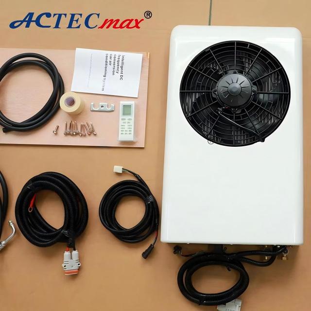 Electric Split Truck Air Conditioner 24V AC.161.066 R134a 2300W Parking Cooler Rooftop AC Unit 12V Air Conditioner for Car Vans