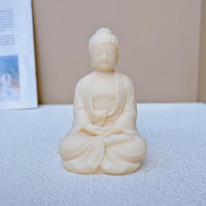 Estatua de <span class=keywords><strong>Buda</strong></span> Sakyamuni budismo estatua de <span class=keywords><strong>Buda</strong></span> sentado vela de resina <span class=keywords><strong>cemento</strong></span> de yeso <span class=keywords><strong>molde</strong></span> de silicona de aromaterapia - Product Image 3