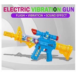 KK 55CM Électrique pour Jouet Pistolet <span class=keywords><strong>Meilleur</strong></span> Jouet <span class=keywords><strong>de</strong></span> Vibration à Piles Lumineux avec Son et Brume <span class=keywords><strong>de</strong></span> Pulvérisation <span class=keywords><strong>Roman</strong></span> Space Gun Idée - Product Image 5