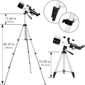 Solomark 10x <span class=keywords><strong>zoom</strong></span> 70m ống nhòm một mắt bằng nhôm xem sao không thấm nước Kính thiên văn cấp nhập cảnh thể thao ngoài trời - Product Image 5