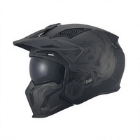 Casque de moto intégral modulaire Street Fighter ABS homologué DOT ECE CCC avec fermeture rapide toutes saisons nouveau design