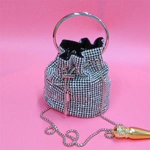 2024 New Design Bags Luxury Crystal Shoulder Clutch Bag Large Capacity Ladies <b>Handbag</b> With Long Strap - Product Image 5