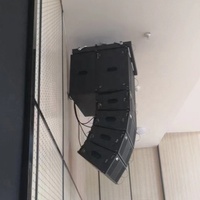 Matriz de línea dual de 10 pulgadas Sistema de altavoces de matriz de línea pasiva Equipo de sonido de audio Altavoces Sistema de audio Sonido