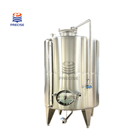 Cuve de Fermentation de Vin en Acier Inoxydable 304/316 de Haute Qualité 5000L avec Chemise de Refroidissement à Plaques Alvéolées pour Stockage Alimentaire