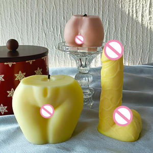 J115 Molde Cilíndrico de Silicona de Tentación para Adultos, Moldes de Resina de Goma, Forma de Cuerpo, Pilar de Culo Sexy, Tamaño Grande - Product Image 4