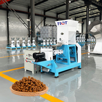 Machine de traitement des granulés d'aliments pour volailles/bovins, capacité de 500 kg/h, 380V/415V