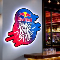Boîte à lumière rétroéclairée sur mesure, design nouveau, boîte à lumière fine pour signalétique extérieure, panneau LED personnalisé