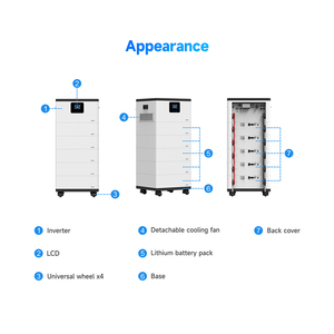 <span class=keywords><strong>Epever</strong></span> Kit de panneau solaire résidentiel empilable avec batterie et <span class=keywords><strong>onduleur</strong></span> Système de stockage d'énergie par batterie LiFePO4 5kWh à 30kWh - Product Image 6