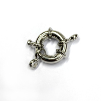 Doreen — fermoirs de marin, en laiton plaqué or, à breloques, connecteur, fermoirs à bouts, collier à volant rond