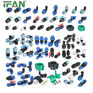 IFAN Free Sample Quick Connector Water Irrigation Elbow <strong>Coupling</strong> <strong>Socket</strong> HDPE <strong>Fittings</strong> Poly <strong>Fittings</strong> PP Compression <strong>Fittings</strong> - Product Image 2