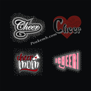 All Kinds of Cheerleader Custom Bling Iron on <strong>Rhinestone</strong> <strong>Transfer</strong> Custom <strong>Rhinestone</strong> <strong>Transfer</strong> for Cloth - Product Image 5