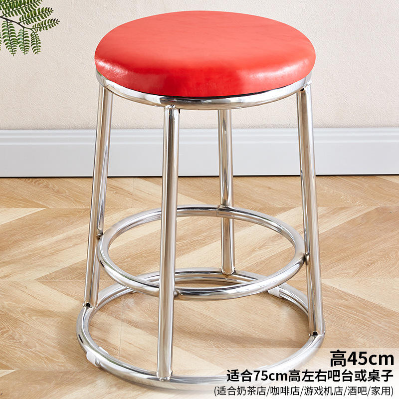 Modèle renforcé 45 cm - Cadre brillant en cuir rouge huilé.