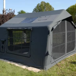 Tente gonflable spacieuse de 8 m², version AB à double porte avec double lanterneau, imperméable, quatre saisons, pour le <span class=keywords><strong>camping</strong></span> en plein air - Product Image 1