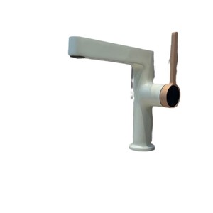 Grifo de lavabo de cobre completo con asiento de válvula de 35 mm, unidad única, estilo llave, para agua fría y caliente - Product Image 5