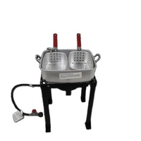 Friteuse au Propane à deux paniers, 18 QT, OT-559C