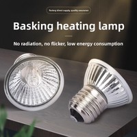 Lampe Chauffante Thermique pour Cailles Roux, Reptiles, Incubation, Élevage de Poussins, Ampoule à Lumière du Jour Contrôlée par Thermostat 25W/50W/75W