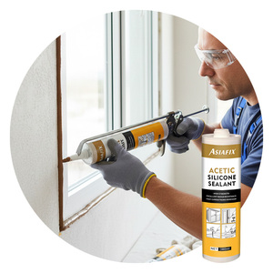 Asiafix Fabricant d'adhésifs GP, mastics pour verre, caoutchouc, silicone, silicone acétique pour cuisine et salle de bain - Product Image 4