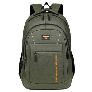 Laptop <b>Backpack</b> For Men 16-Inch <b>Large</b> <b>Capacity</b> Business Travel College Student Schoolbag Blue Solid Color Shoulder Straps - Product Image 5