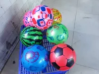 Ballons de plage gonflables en PVC anti-stress, design mini personnalisé, prix usine, pour l'extérieur