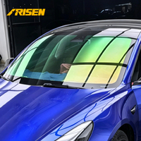 Film pour vitres de voiture Royal Purple Chameleon, teinte solaire arc-en-ciel irisée, 70% VLT, haute protection contre la chaleur, teinte pour vitres de voiture