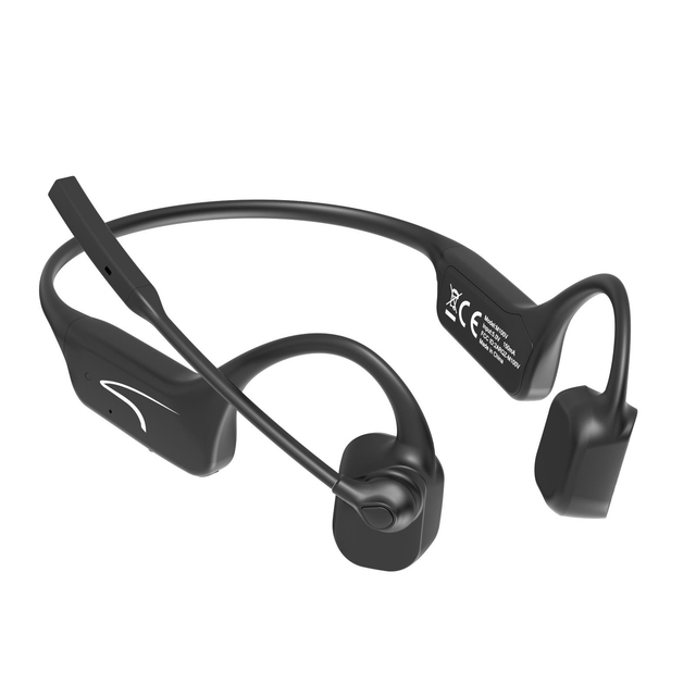Bone Conduction Headphones with Microphone Wireless Bluetooth Headset Open-Ear for call center, Online Teaching Learning,sports