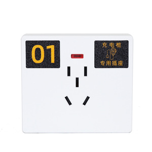 Station de recharge Fdun Shield, prise 86x75 IP44, extérieure, cinq trous, dédiée à la recharge de véhicules électriques - Product Image 1