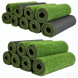 Gazon artificiel durable à poils mixtes (droits et bouclés) pour aires de jeux et terrains de sport, disponible en couleurs et largeurs personnalisées - Product Image 2