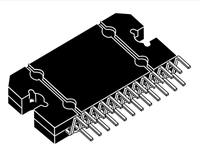 4X41W Dört Köprülü Araç Radyo Amplifikatörü Entegre Devreler Çipleri IC'ler SMD/SMT Paket Lineer Amplifikatörler ve Karşılaştırıcılar