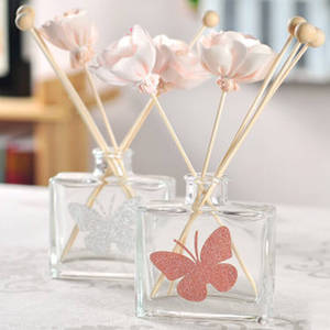 Diffuseur d'huiles essentielles <span class=keywords><strong>aromatique</strong></span>, bouteille en verre, personnalisé, huile essentielle, bâton de parfum, vente en gros, 50 ml - Product Image 4