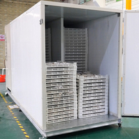500 kg commerciële warmtepomp voedseldroger automatische droogmachine voor hout, groenten, champignons, vis, fruit, biltong en uien