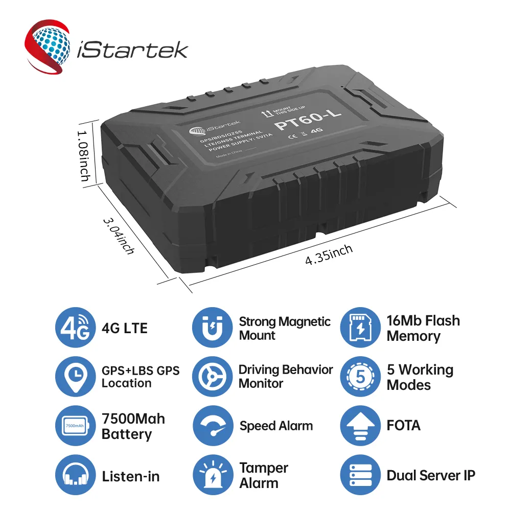 5000mah batteria a lunga durata 20000mah localizzatore GPS dispositivo di tracciamento magnetico con il tempo reale gps senza fili