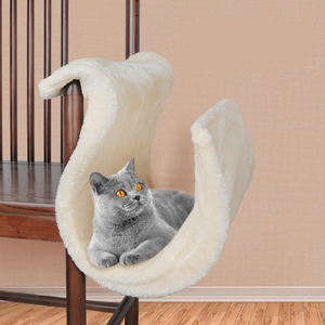 Lit de sommeil <span class=keywords><strong>radiateur</strong></span> pour <span class=keywords><strong>chat</strong></span> personnalisé tissu peluche douce produits pour animaux de compagnie accessoires hamac polaire chaud adapté aux petits animaux - Product Image 2