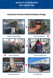כרית אוויר מתנפחת גלילית מגומי ימי עם תקן CCS להעמסה ופריקה של ספינות/דוברות - Product Image 6