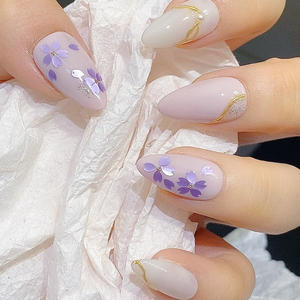 TSZS 6 grilles Sakura fleur 3D <span class=keywords><strong>japonais</strong></span> holographique décor flocons fleur de <span class=keywords><strong>cerisier</strong></span> ongles paillettes paillettes autocollants pour décor de printemps - Product Image 2