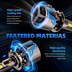 Rcj 8000LM S18 Pro <span class=keywords><strong>Led</strong></span> Đèn Pha Bóng đèn cho xe ô tô 80 Wát H1 H4 <span class=keywords><strong>H7</strong></span> H11 9005 9006 9007 9008 Luces <span class=keywords><strong>Led</strong></span> Auto 12V điện áp - Product Image 3