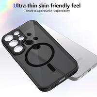Étui de protection magnétique mat dépoli pour téléphone portable Samsung Galaxy S26 Ultra S25 S24 A57 A37 A36 A07 A34 A35 A55 A56
