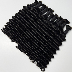 100g Cabello Humano Ondulado Profundo para Trenzas, Sin Trama, 100% Sin Procesar, Cabello Remy Vietnamita a Granel para Extensiones de Trenzas - Product Image 5