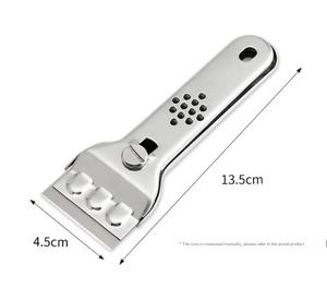 Espátula Multiusos de Acero Inoxidable DFU227 para Azulejos de Cerámica, Cuchilla para Limpiar Vidrio, Cuchillo Raspador, Herramientas de Limpieza para el Hogar - Product Image 5