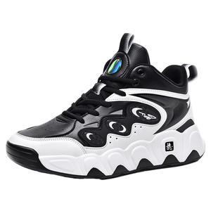2025 gran tamaño grande 39-52 suela gruesa estilo baloncesto <span class=keywords><strong>Snickers</strong></span> cuero deporte correr zapatillas para hombres zapato para caminar - Product Image 1