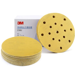 Los más populares discos <span class=keywords><strong>de</strong></span> papel <span class=keywords><strong>de</strong></span> lija seco 3M 236U 6 pulgadas 17 agujeros aleación <span class=keywords><strong>de</strong></span> aluminio <span class=keywords><strong>magnesio</strong></span> terciopelo respaldo abrasivo alto OEM personalizable - Product Image 6