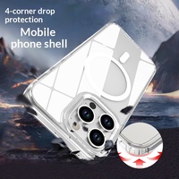 Coque de téléphone de protection personnalisable 2-en-1 en PC+TPU, anti-chute à quatre coins, avec aimants, motif animal, de haute qualité