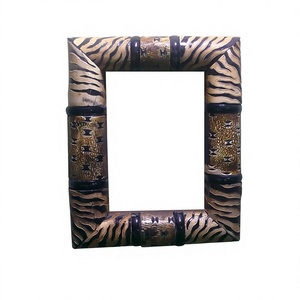 Latest Design Custom-Size Handmade for Adjustable Vertical Resin Screen Printed Photo <b>Frame</b> Bone Inlay Square Wall Mount BS - Product Image 6