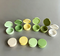 Pot en plastique coloré de 1g, 3g, 5g, 10g, petit pot en plastique PP portable